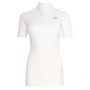Short Sleeve Perf. Shirt | White