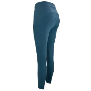 Woof Wear | Original Knee Patch Riding Tights | Petrol Blue
