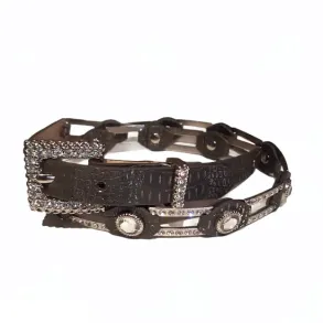 Wildfire Silver Link med Swarovski krystaller - Grey 36