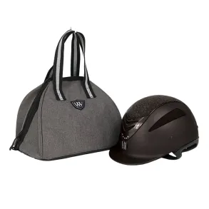 Woof Wear | Riding Hat Bag | Grey/Black