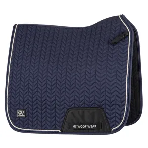 Herringbone Dressage Pad | Navy 17