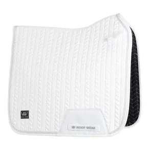 Herringbone Dressage Pad | White 16