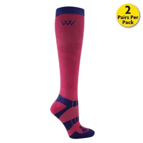 Woof Wear | Winter Socks | Shiraz/Navy