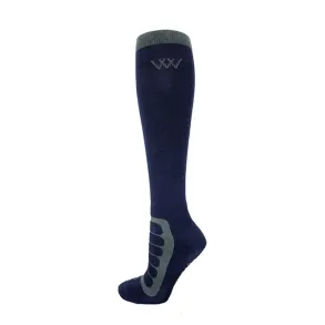 Woof Wear | Long Bamboo Tech Sock | Navy/Grey
