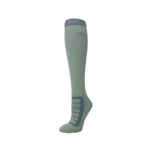 Woof Wear | Long Bamboo Tech Sock | Sage/Steel
