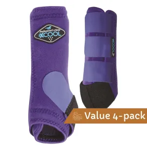 2XCool Sports Medicine Boots 4-pack | Purple