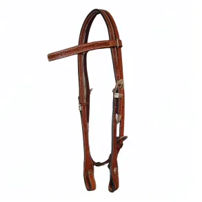 Western Trense m/ Barbwire Udsk�ringer - Browband