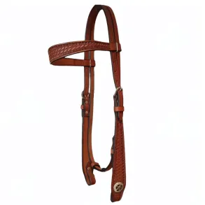 Western Trense m/ Basket Udsk�ringer - Browband